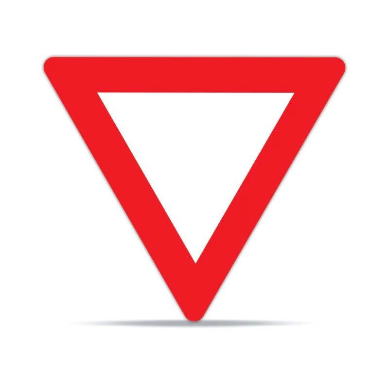 Señaletica Vial Ceda el Paso 60x60 cm - Signet