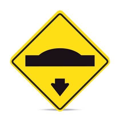 Señaletica Vial Lomo Toro Aquí 60x60 cm - Signet