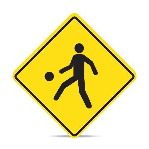 Señaletica Vial Niños Jugando 60x60 cm - Signet