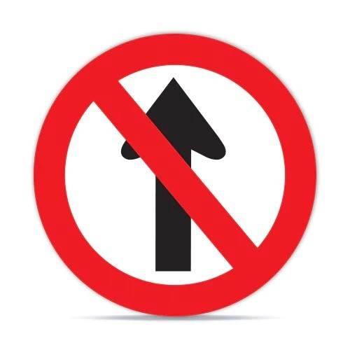 Señaletica Vial No Entrar 60x60 cm - Signet