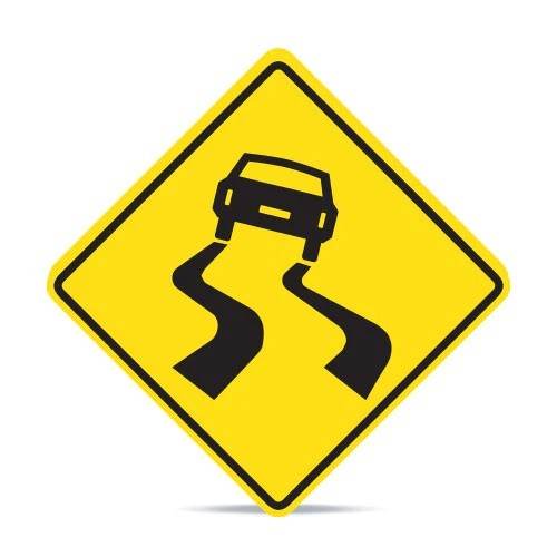 Señaletica Vial Pavimento Resbaladizo 60x60 cm - Signet