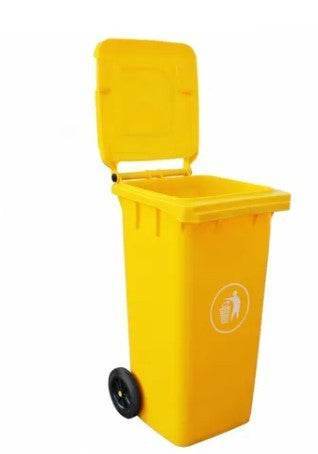 Contenedor de Basura 120 Lts Amarillo (Pintura Gastada) - Signet