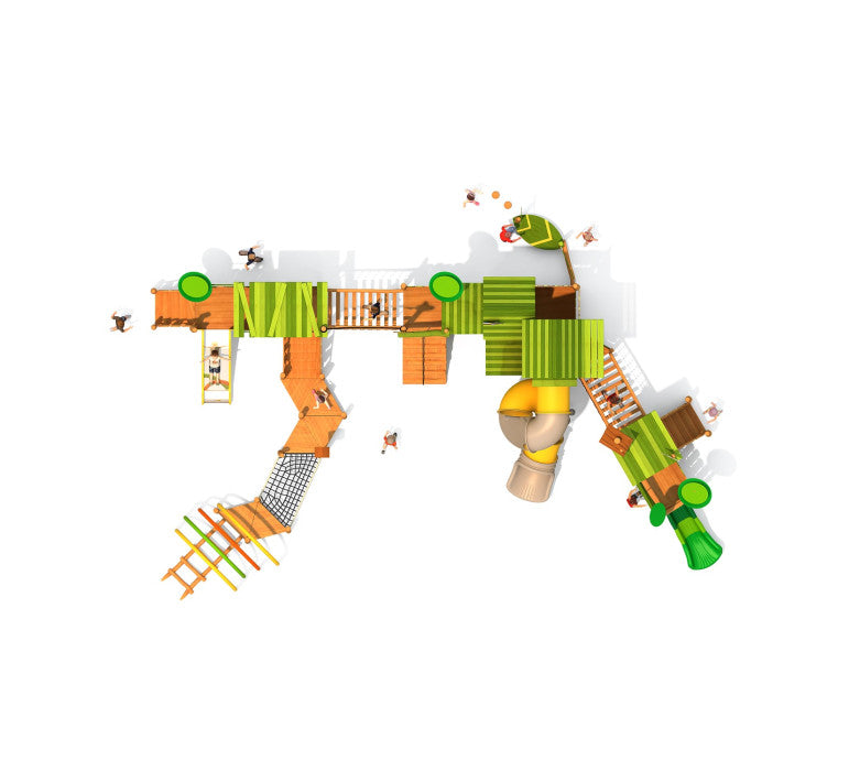 Juego Modular Madera 1541-Juego Modular-HBFY1541-Juegos Plaza Madera-Signet