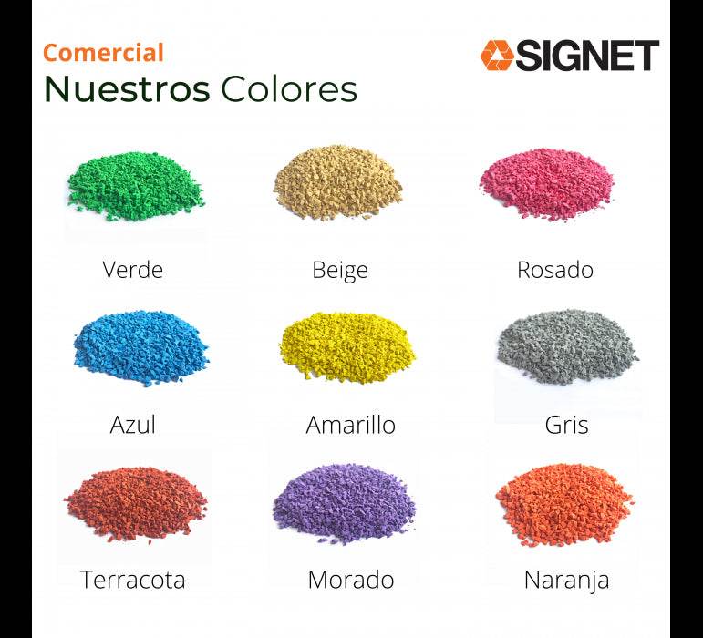 Saco Granulo EPDM Verde Bolsa 25 KGs - Signet