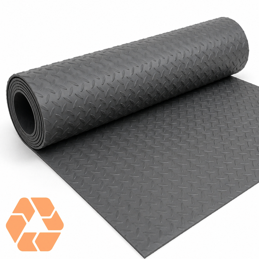 Piso PVC Diamantado Gris 15mx2mx1.5mm