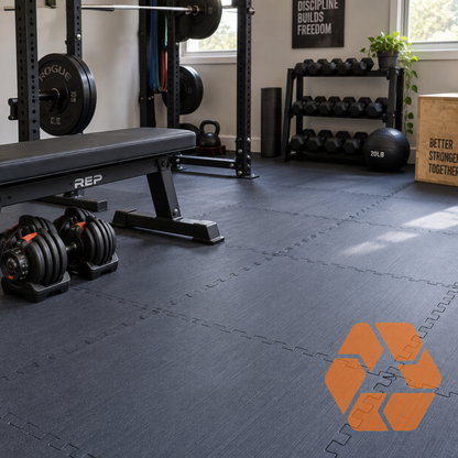 Piso Gimnasio 1 m² - 8mm Negro