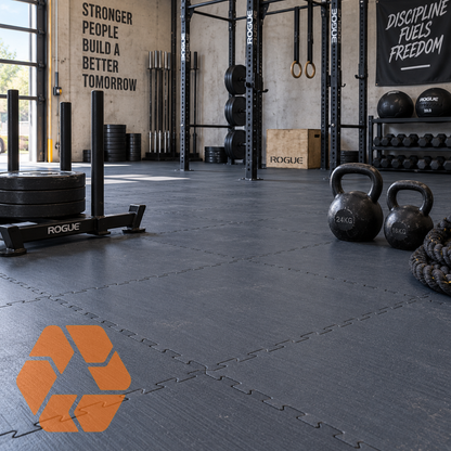 Piso Gimnasio 1 m² - 8mm Negro