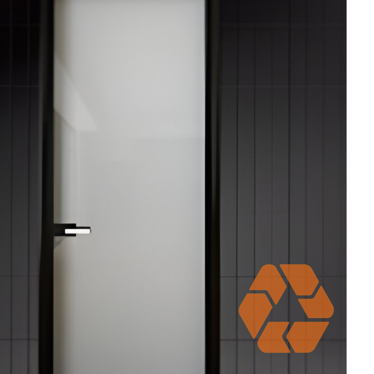Puerta Metálica Lisa 200x80 cm