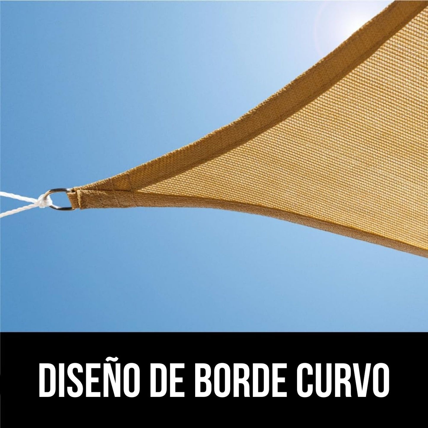 Toldo vela 120 gr/m² 9x7m