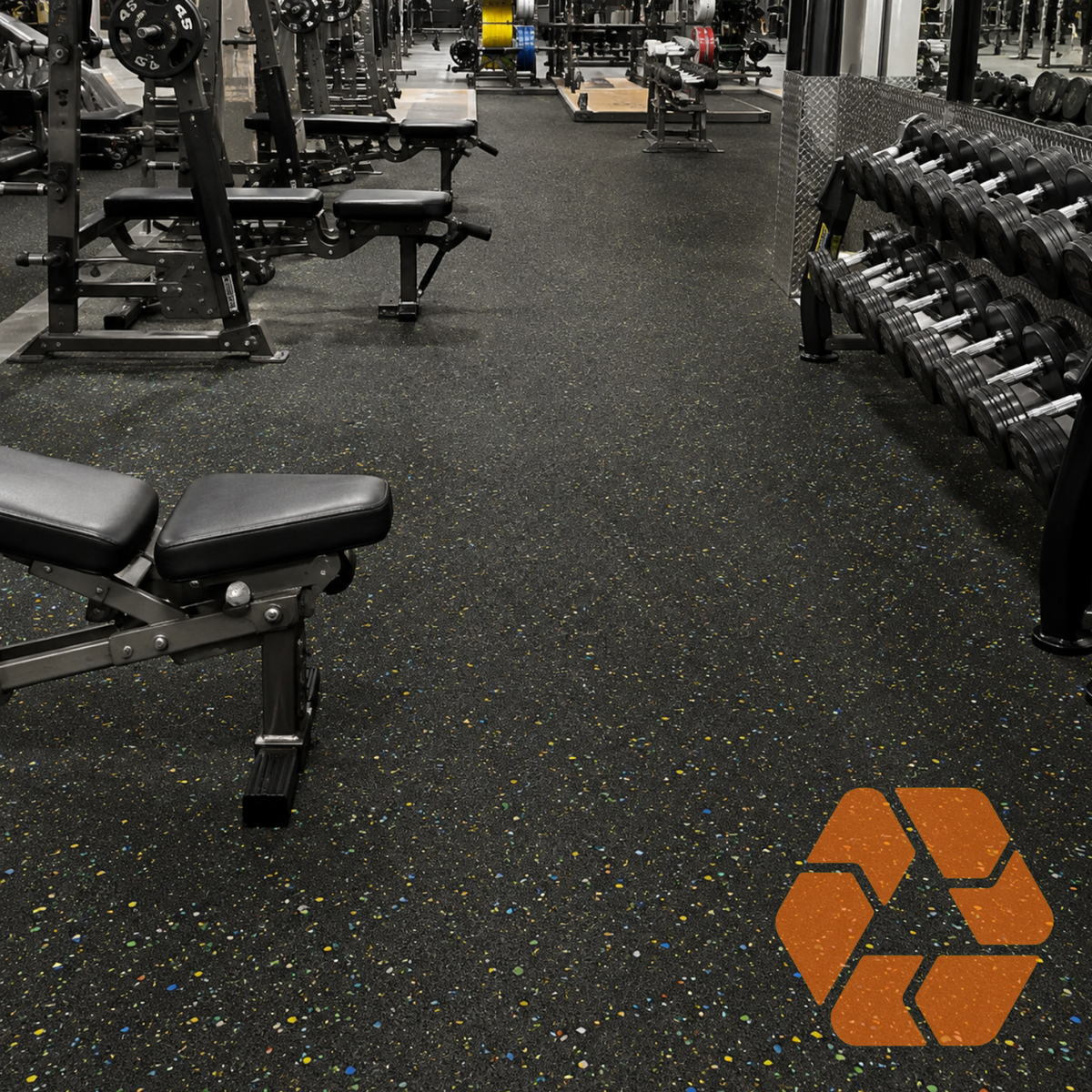 Piso Gimnasio 10 m² - 8mm