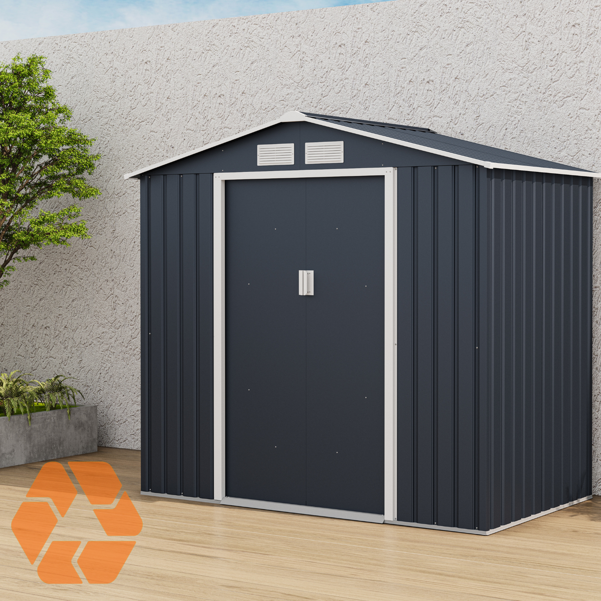 Bodega Archer A 2,7m² Gris