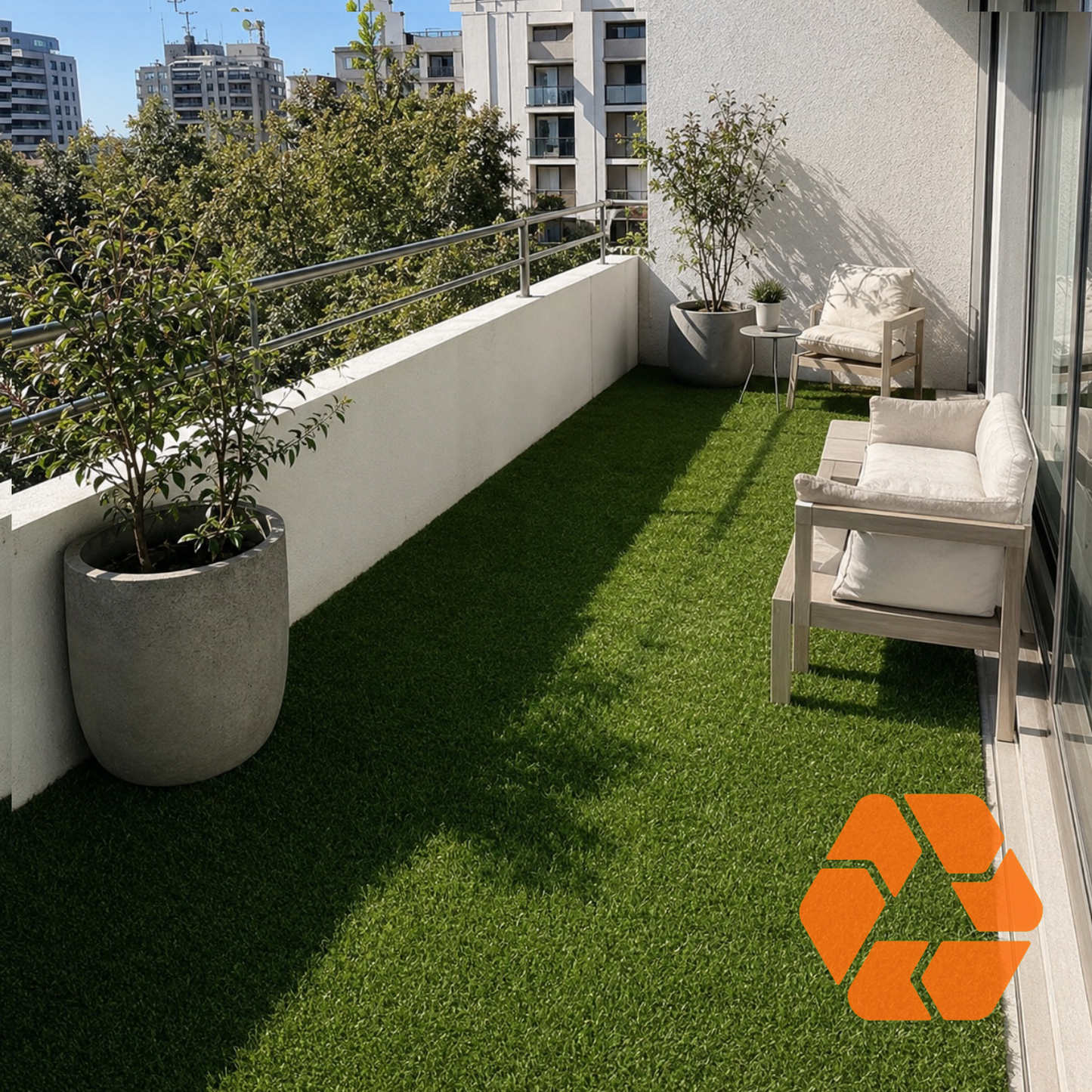 Pasto Sintetico 30mm 2x1 Metros