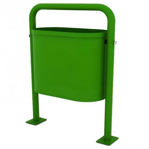 Basurero Urbano Universitario-Basurero metálico plaza-HBUD33-Basureros-Signet