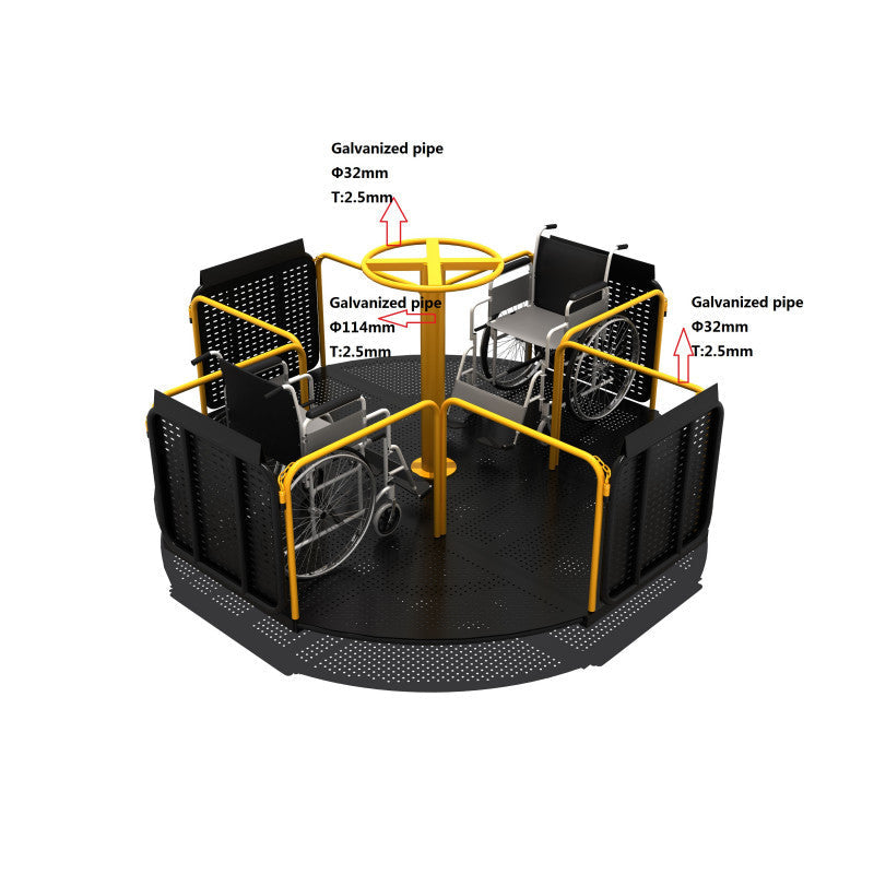 Carrusel Inclusivo-Carrusel-HBWB03-Carrusel, Juegos Inclusivos, Sube Baja / Carrusel-Signet
