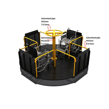 Carrusel Inclusivo-Carrusel-HBWB03-Carrusel, Juegos Inclusivos, Sube Baja / Carrusel-Signet