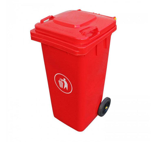 Contenedor Basura 120 Litros Rojo - Signet