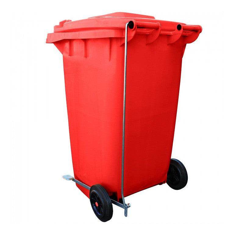 Contenedor Con Pedal 240 Lts Rojo - Signet