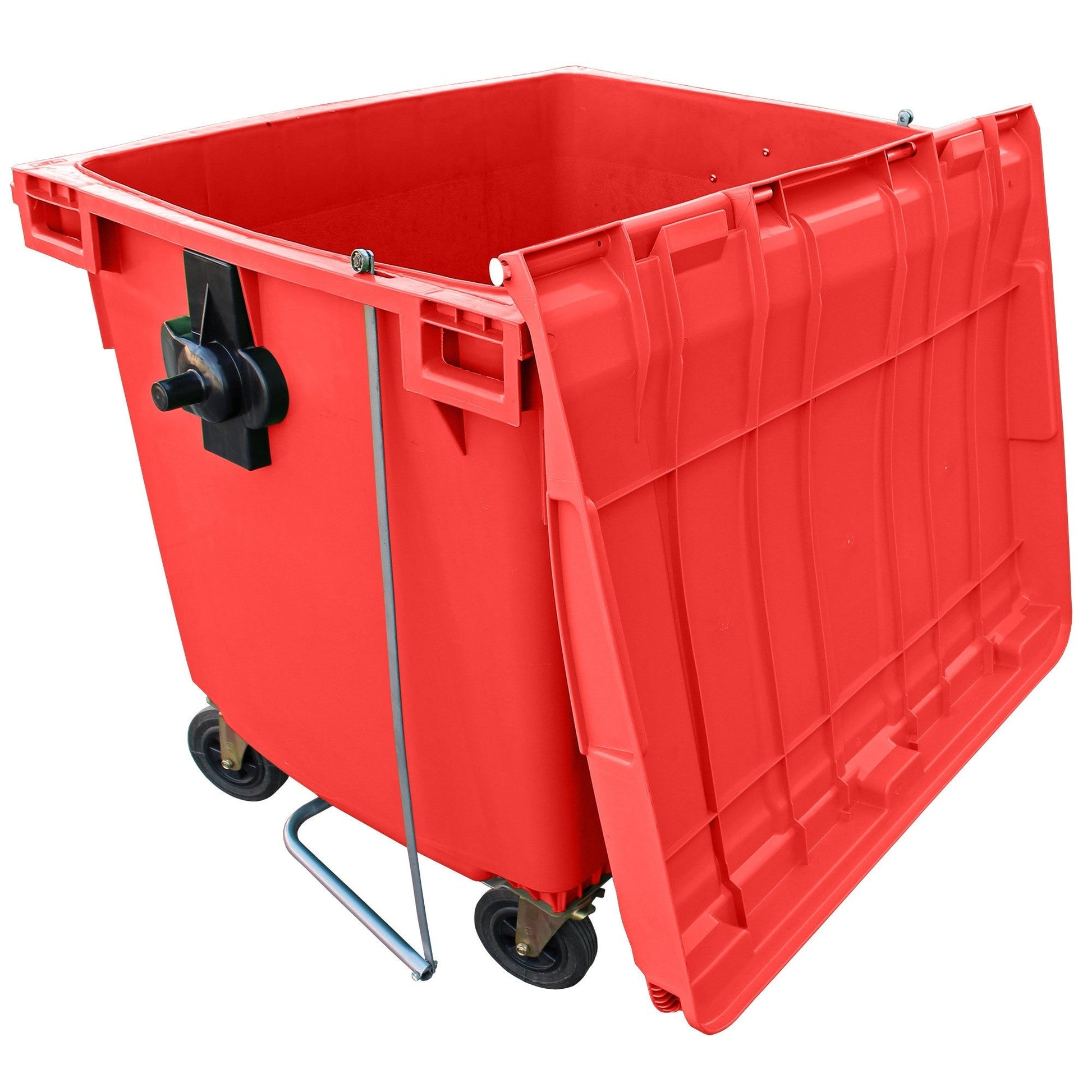 Contenedor con Pedal 1100 lts Rojo-Mobiliario Urbano-SN05ROJO_PEDAL-Contenedores con Pedales-Signet