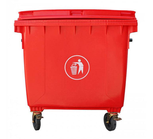 Contenedor de Basura 1100 Lts Rojo - Signet