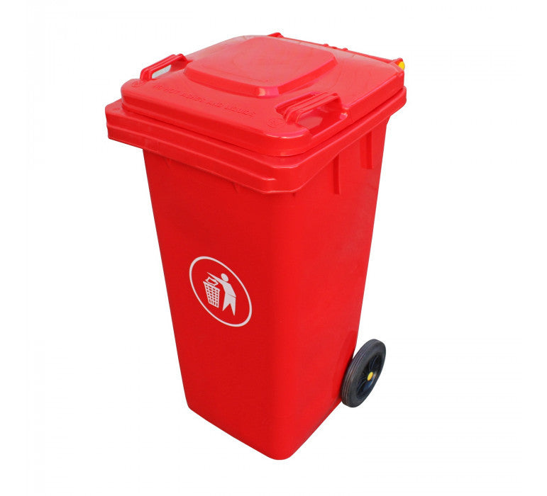 Contenedor de Basura 120 Lts Rojo-SN01ROJO-Contenedor de Basura-Signet