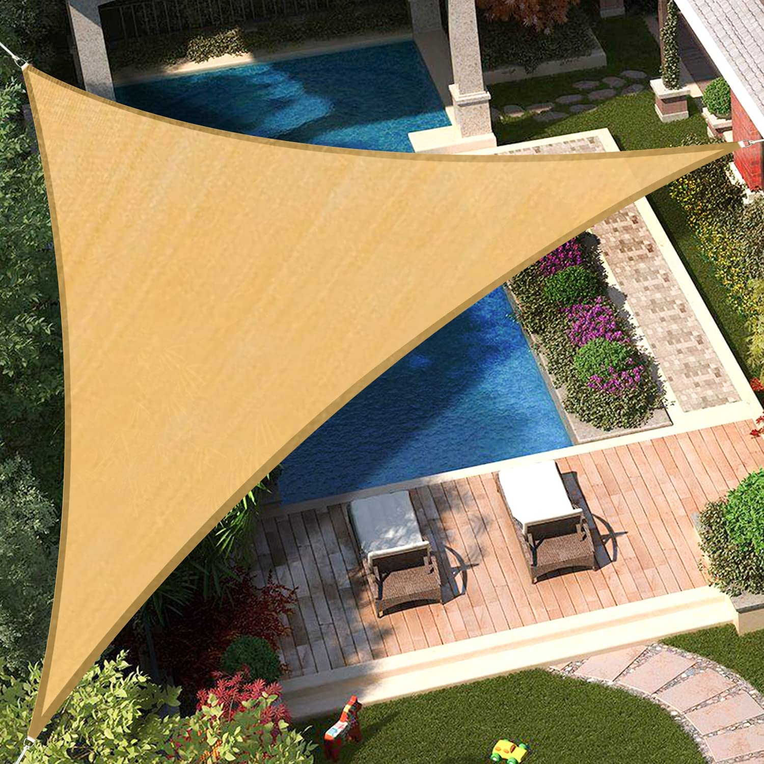 Toldo vela 120 gr/m2 5x5x5m Signet Signet
