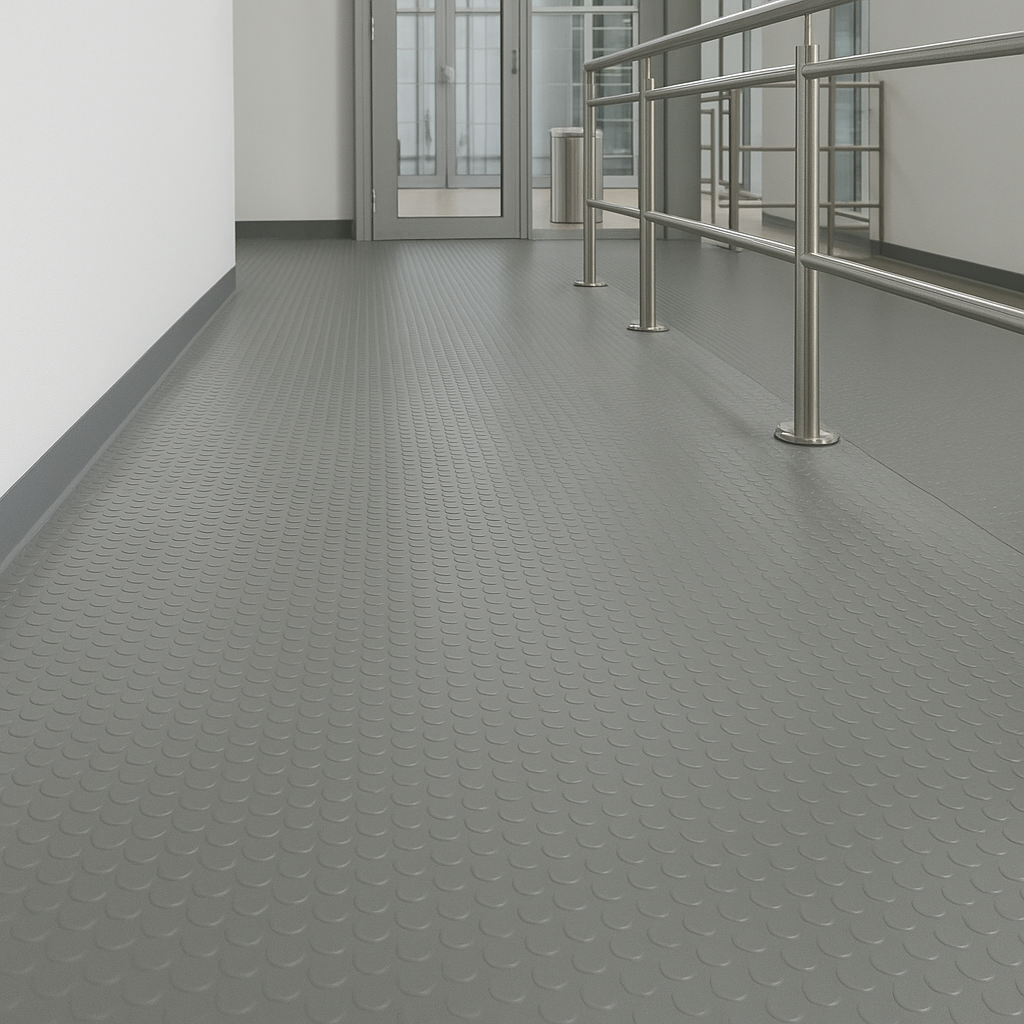 Piso PVC Estoperol Gris 15m x 2m x 1.5mm