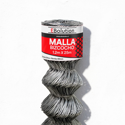 Malla Bizcocho1,2mx25m(A2,11mm/R50mm) Signet Signet