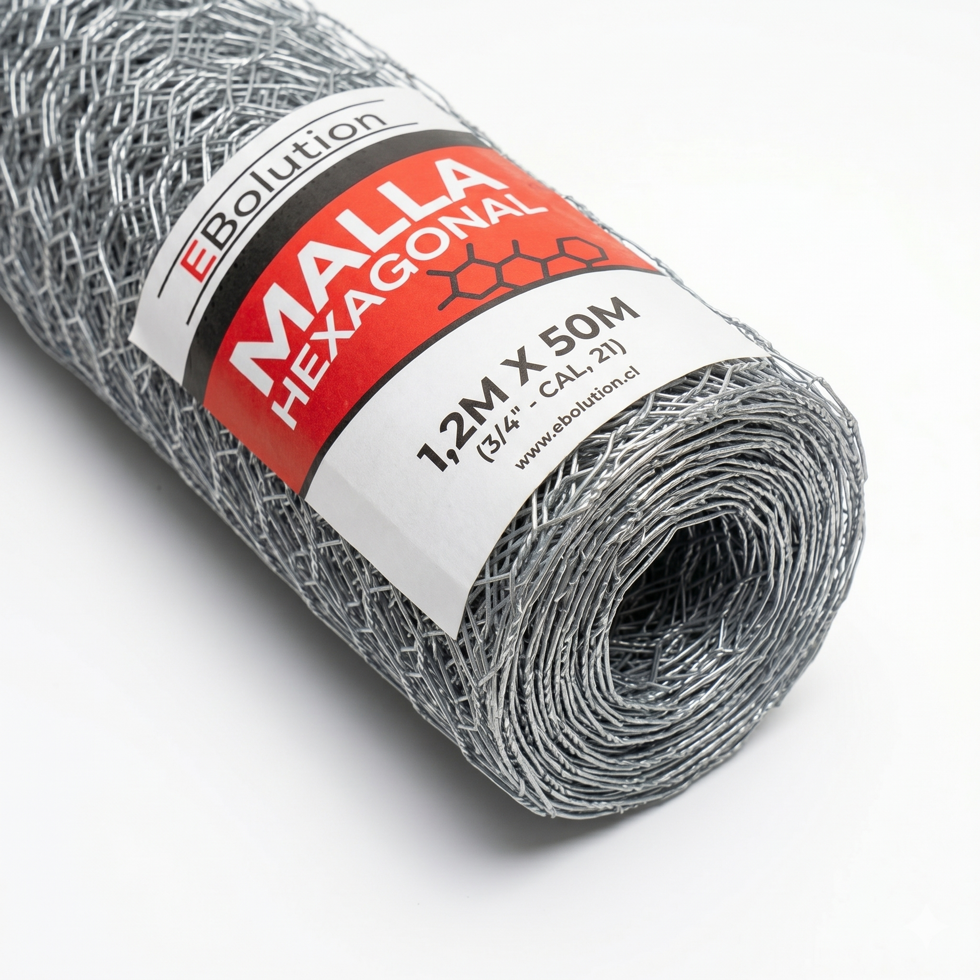 Malla Hexagonal 1,2m x 50m (3/4" - Cal, 21) Signet Signet