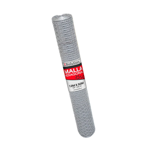 Malla Hexagonal 1,2m x 50m (3/4" - Cal, 21) Signet Signet
