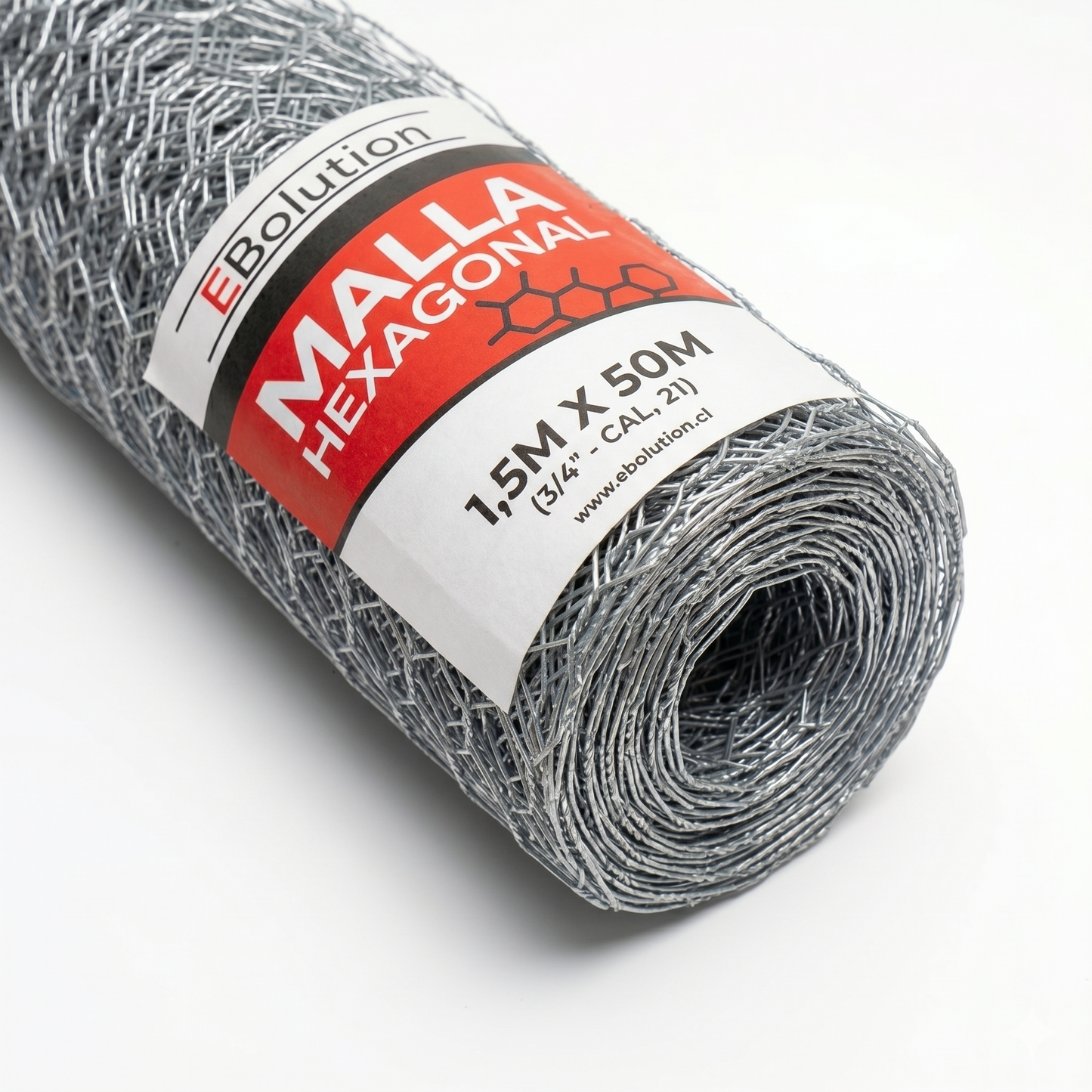 Malla Hexagonal 1,5m x 50m (3/4" - Cal, 21) Signet Signet
