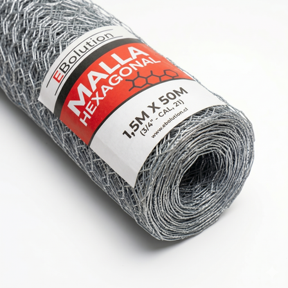 Malla Hexagonal 1,5m x 50m (3/4" - Cal, 21) Signet Signet