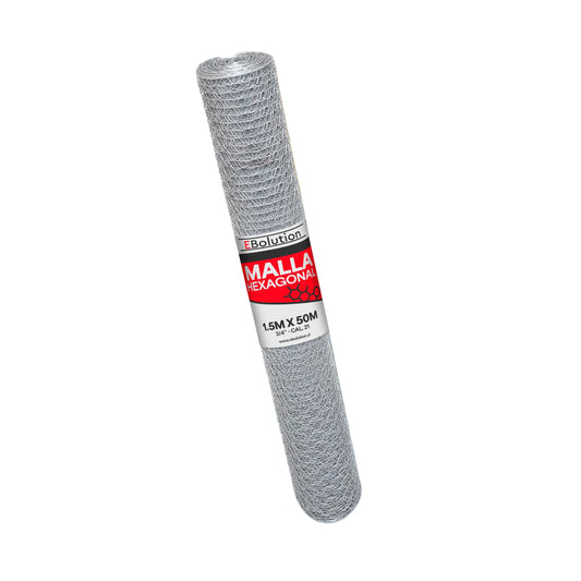 Malla Hexagonal 1,5m x 50m (3/4" - Cal, 21) Signet Signet