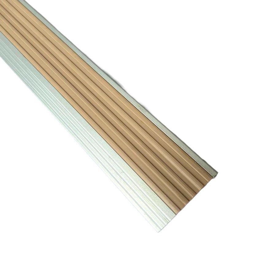 Nariz Grada PVC/Aluminio 50x25mm Beige 1,5 mts Signet Signet