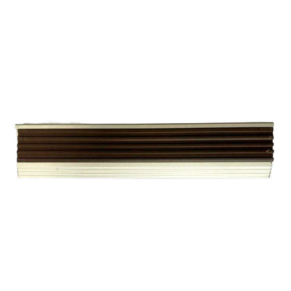 Nariz Grada PVC/Aluminio 50x25mm Cafe 1,5 mts Signet Signet