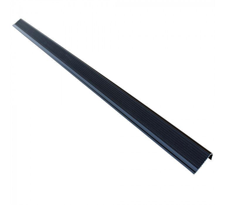 Nariz de Grada Aluminio Negro 1m-Nariz Aluminio-SNAPNGNEGRA-Nariz de Grada-Signet