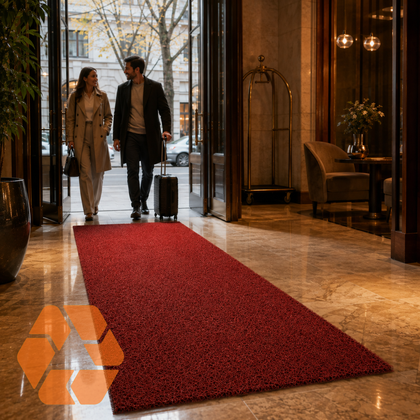 Piso Nomad Rojo 12m x 1.2m x 12mm