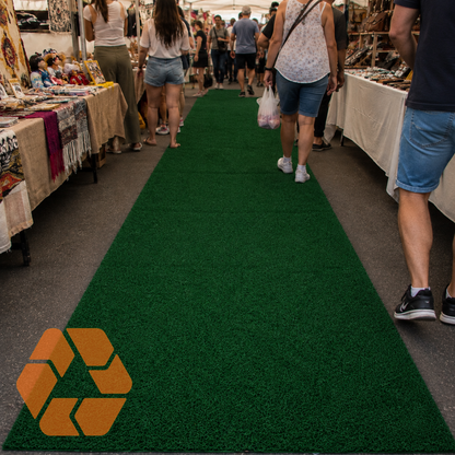 Limpiapiés PVC Tipo Nomad Verde | Alto Tráfico