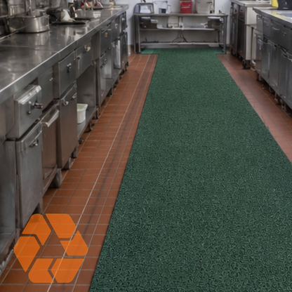 Limpiapiés PVC Tipo Nomad Verde | Alto Tráfico