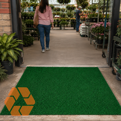 Limpiapiés PVC Tipo Nomad Verde | Alto Tráfico