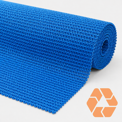 Piso PVC Drenante Tipo Wet Azul — Rollo 1,2 m x 5 m x 5 mm