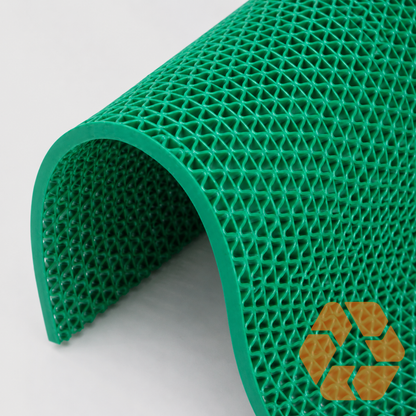 Piso PVC Drenante Tipo Wet Verde — Rollo 1,2 m x 15 m x 4,5mm