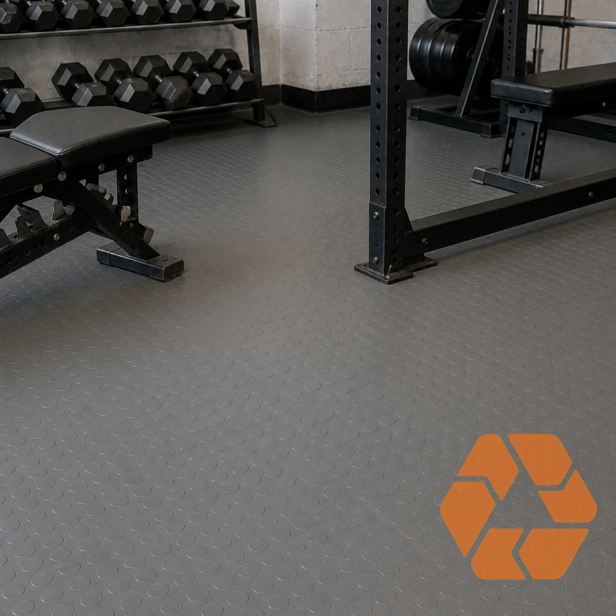 Piso PVC Estoperol Gris 15m x 2m x 1.5mm
