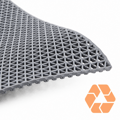 Piso PVC Drenante Tipo Wet Gris — Rollo 1,2 m x 5 m x 5 mm