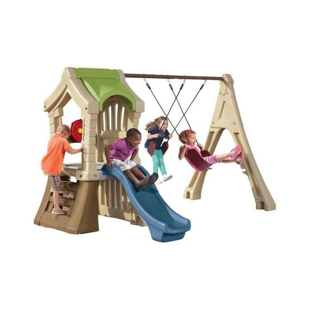 Play Up Gym Set-Columpios de Plástico-HB850000-Columpios, Juegos Modulares Presescolares-Signet