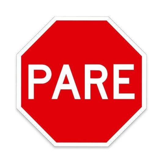 Señaletica Vial Disco Pare 60x60 cm - Signet