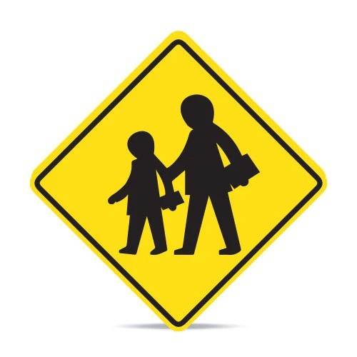 Señaletica Vial Zona Escuela 60x60 cm - Signet