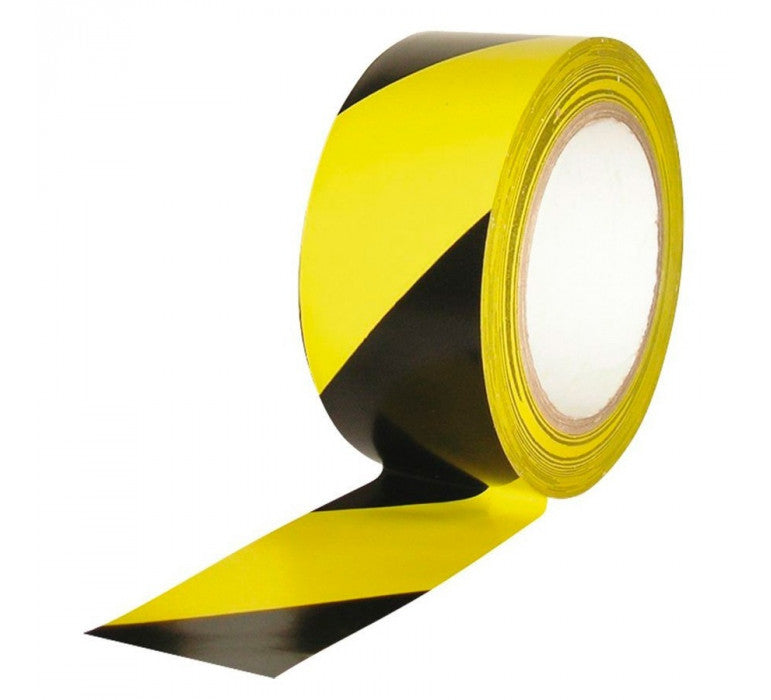 Cinta Demarcatoria 50x30 mm Amarillo/Negro-Cinta Demarcatoria-SNFEDEMAMANEG-Cintas Antideslizantes y Demarcatorias, Seguridad Vial-Signet