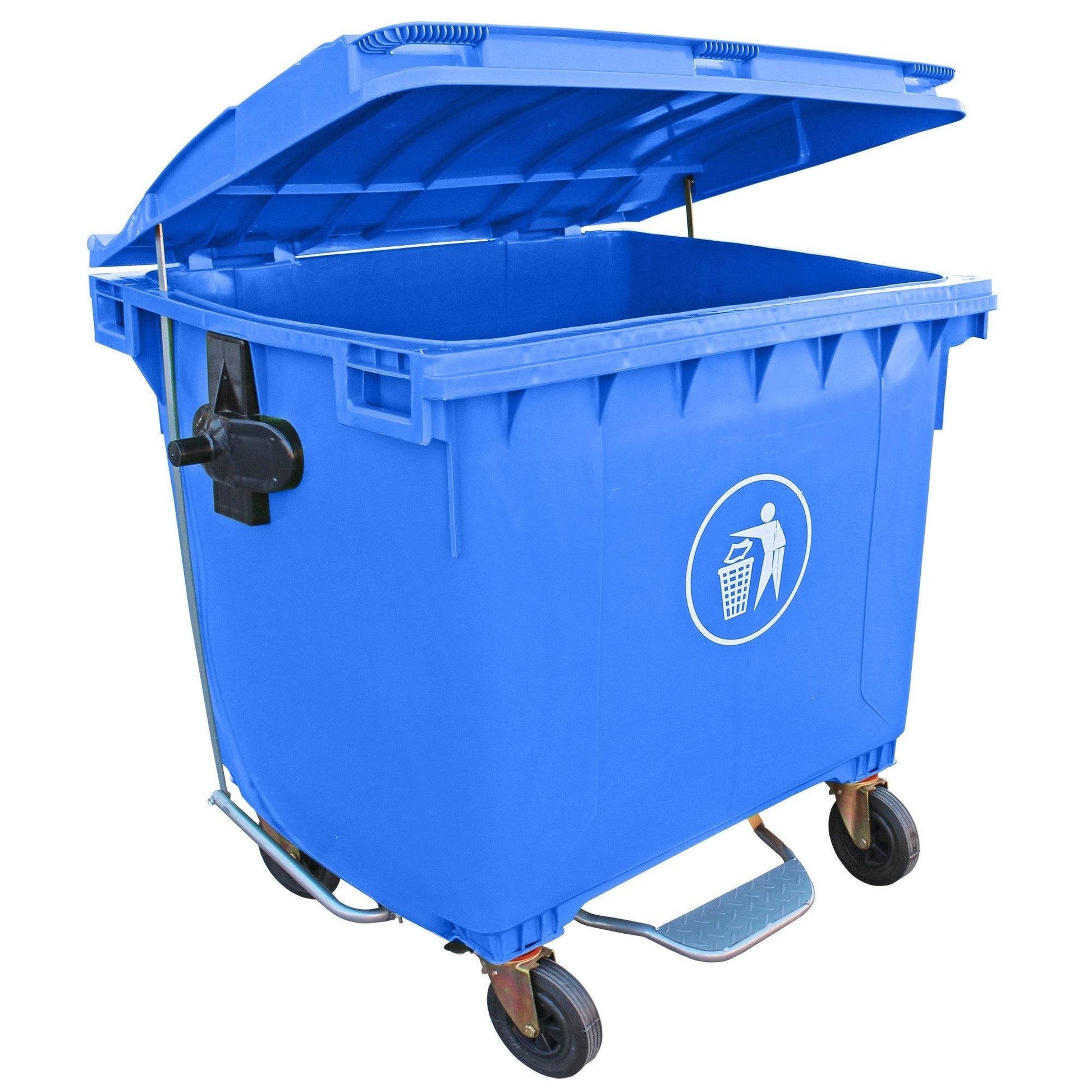 Contenedor con Pedal 1100 lts Azul - Signet