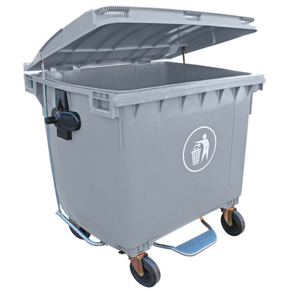 Contenedor con Pedal 1100 lts Gris - Signet
