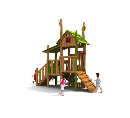 Juego Madera Casa Encantada-Línea Casitas-HBFY1552-Juegos de Madera, Juegos Plaza Madera-Signet